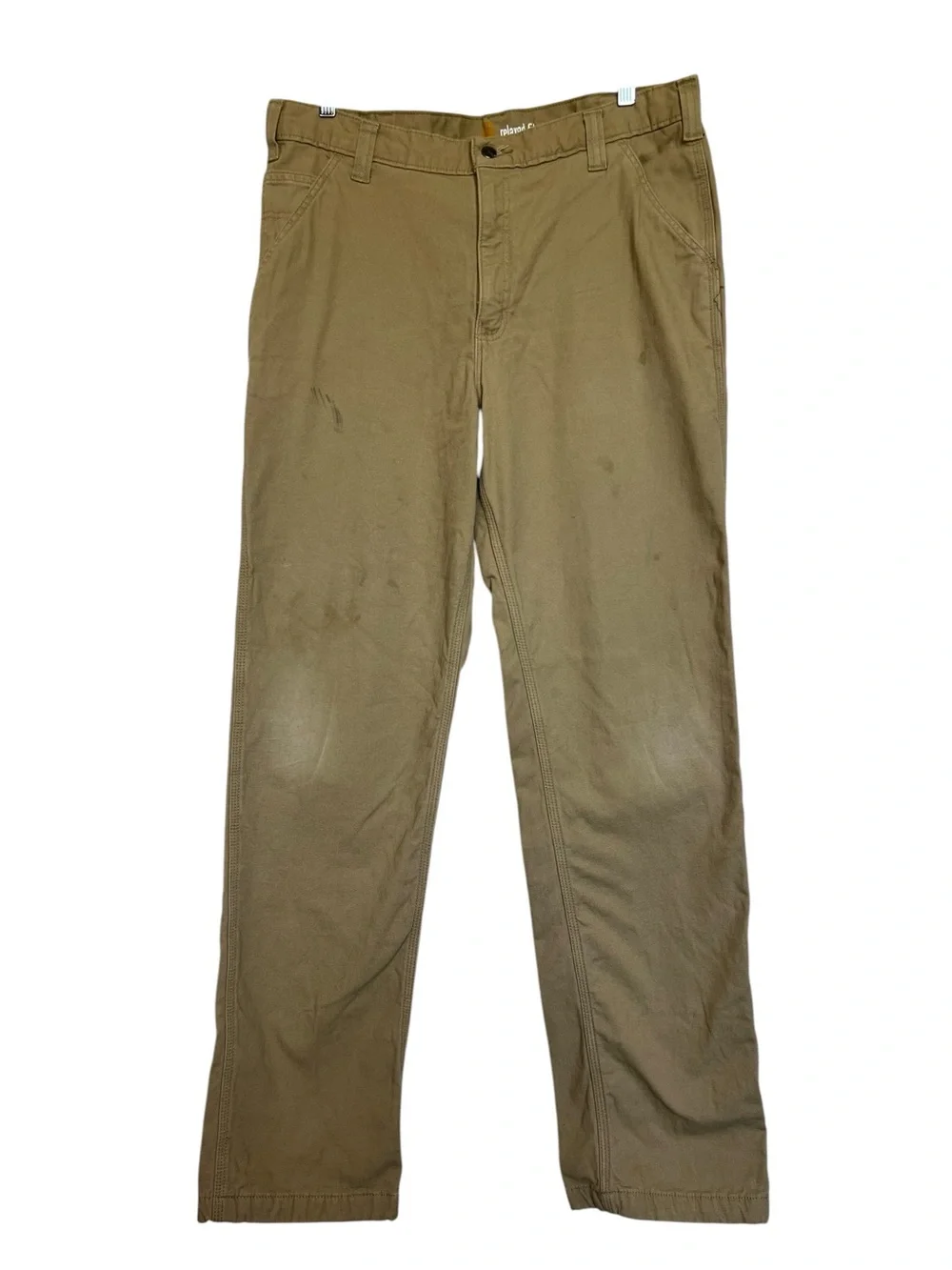 Carhartt Canvas 36X36 Lined Tan Mens Work/Outdoor Gorpcore Pants